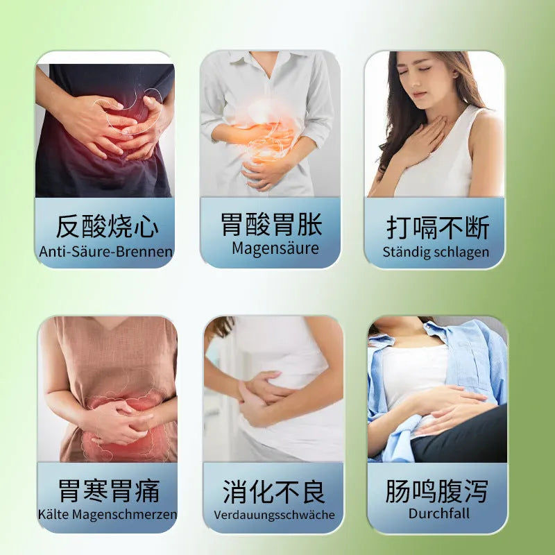 Box of 12 gastrointestinal patches for acid reflux and heartburn relief