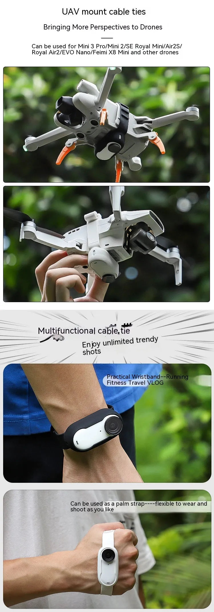 Black silicone collar camera for pets with wireless recording, USB charging, indoor outdoor use