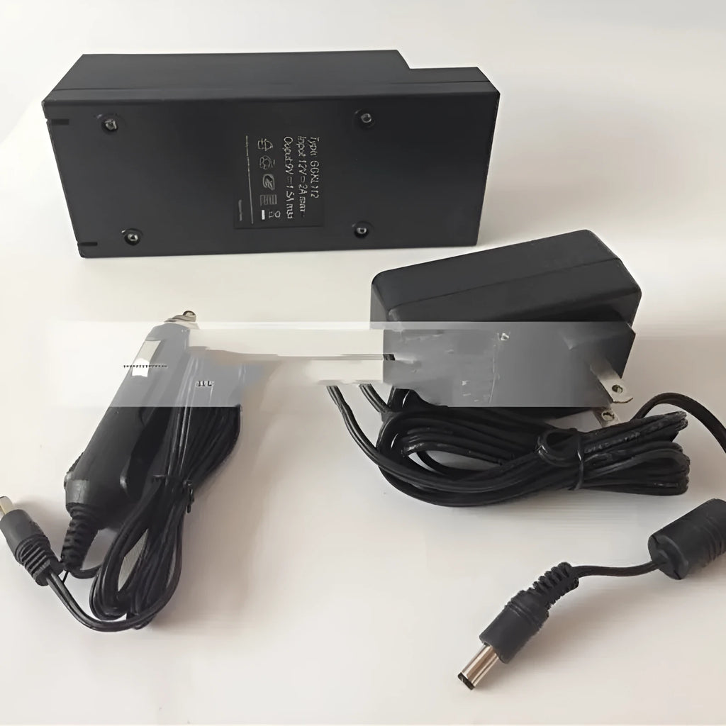 GKL112 model 220V car charger unit with American plug for professional installation.