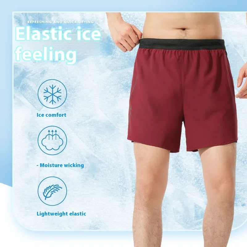 Men's solid-colour basketball shorts in polyester fabric with low-waist design