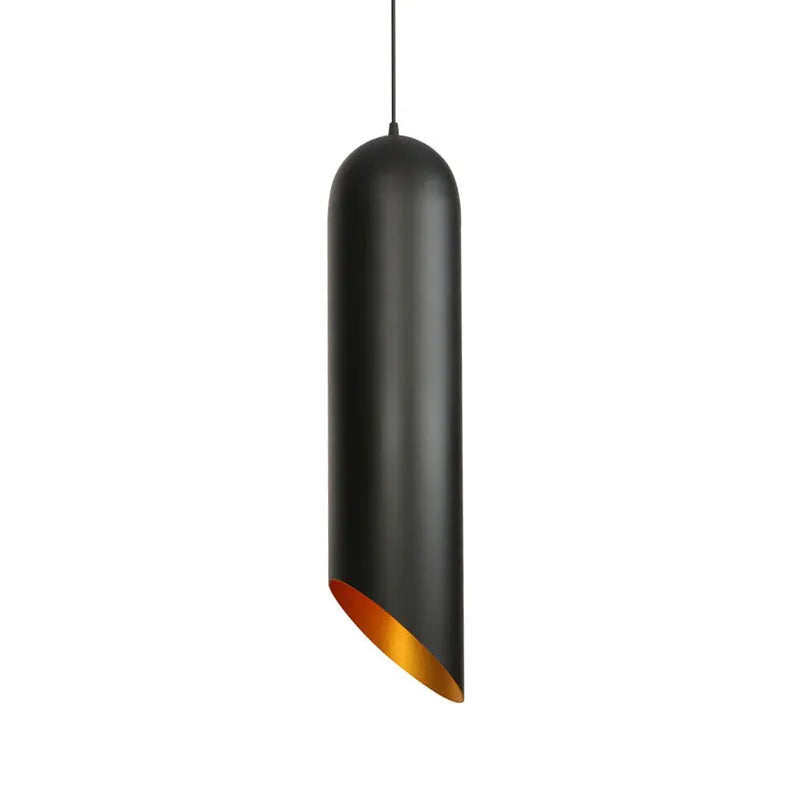 Retro iron art chandelier with a matte black finish, shown in a short and long drop version.