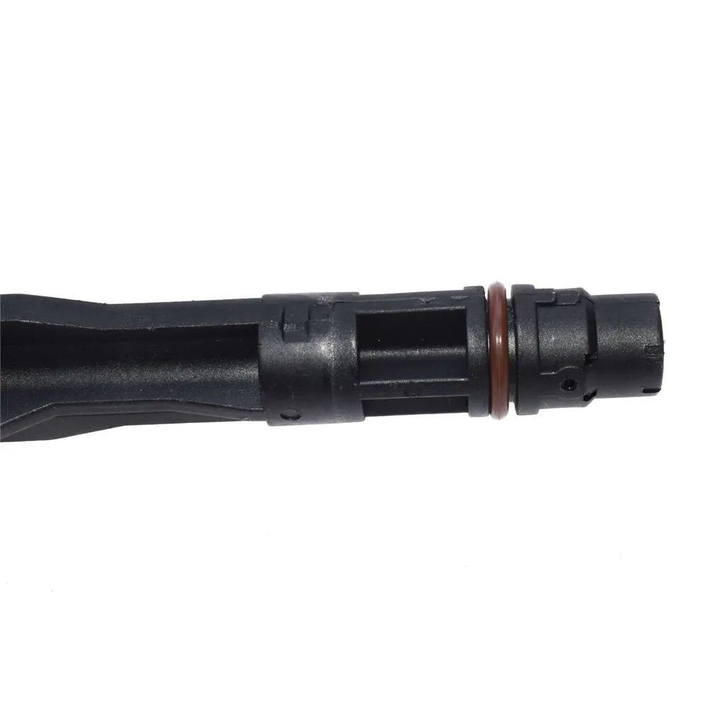 Black universal automotive car sensor for General Motors vehicles on a white background.