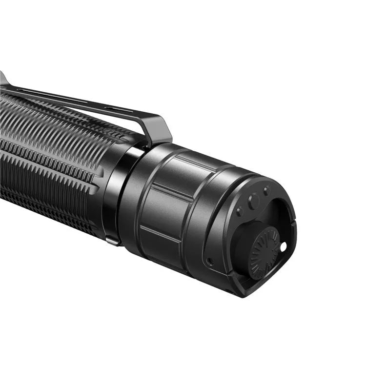 XT11GT PRO black aluminium alloy tactical flashlight with 3100mAh battery and accessories