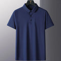 Men's solid colour non-ironing short-sleeve business casual shirt in nylon fabric