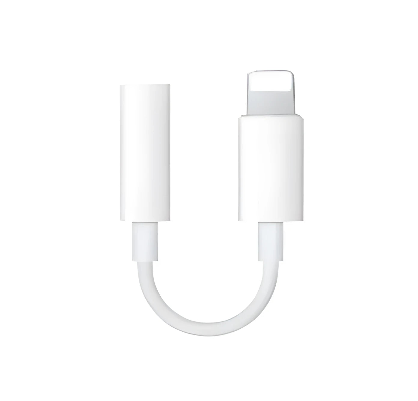 White Lightning to 3.5mm headphone adapter cable for iPhone compatibility