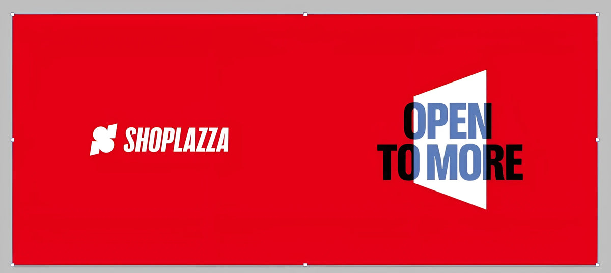 SHOPLAZZA Gift Mouse Pad in Red with fabric surface and rubber base on a desk