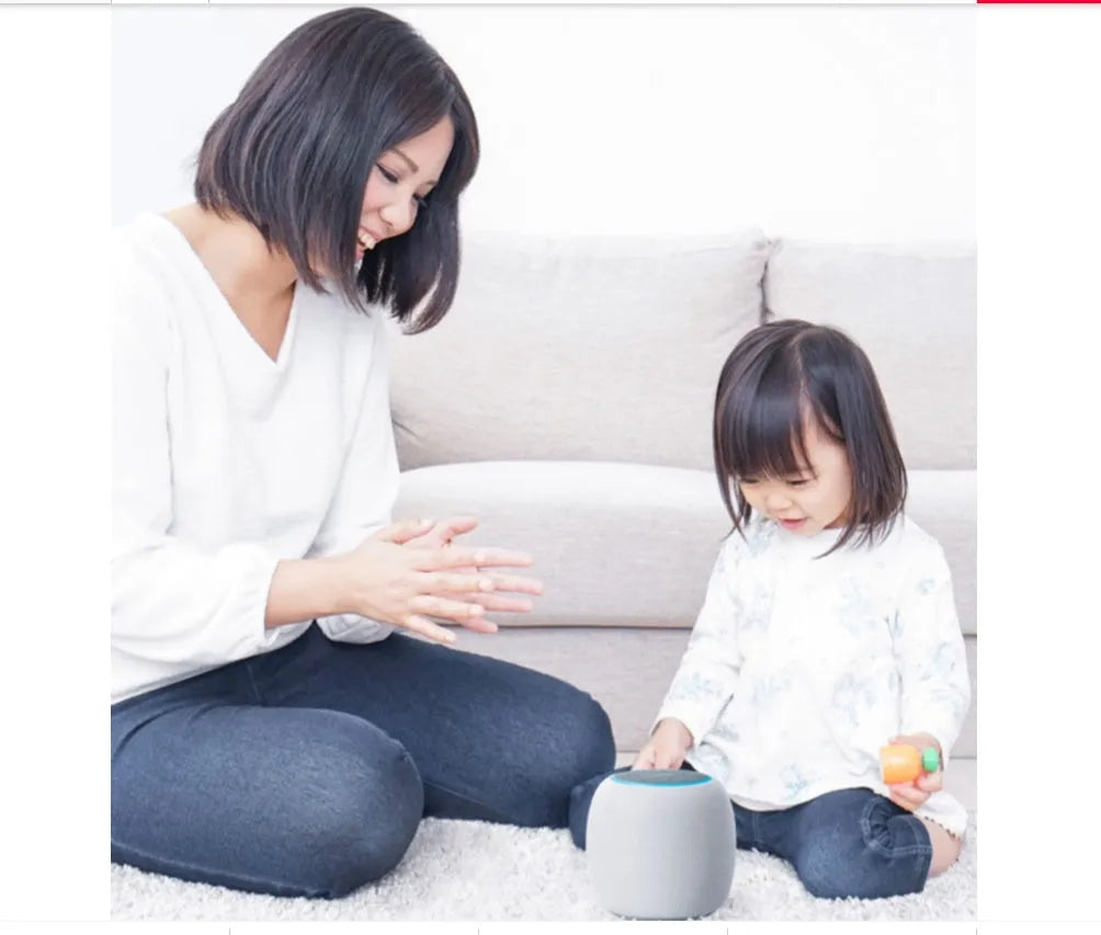Mini AI smart speaker with 6 microphone array and Bluetooth 4.2 connectivity