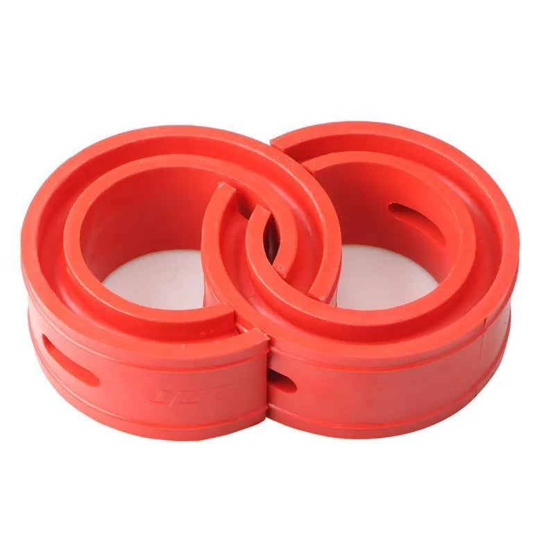 Red rubber car shock absorber spring buffer cushion for heightened chassis general vehicle model