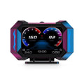 Head-up display car LCD code meter in black PC ABS housing projecting speed data