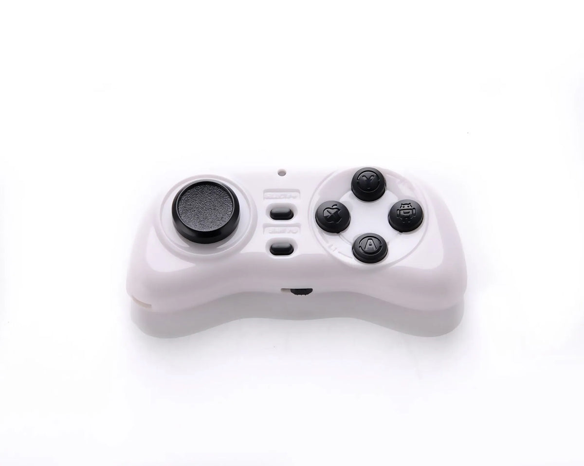 Smart Handle 608 mini Bluetooth gamepad in black or white, 75 x 34 x 18 mm, for Android iPhone PC