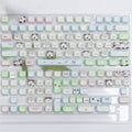 PBT sublimation key cap full set with colourful puppy design for mechanical keyboards