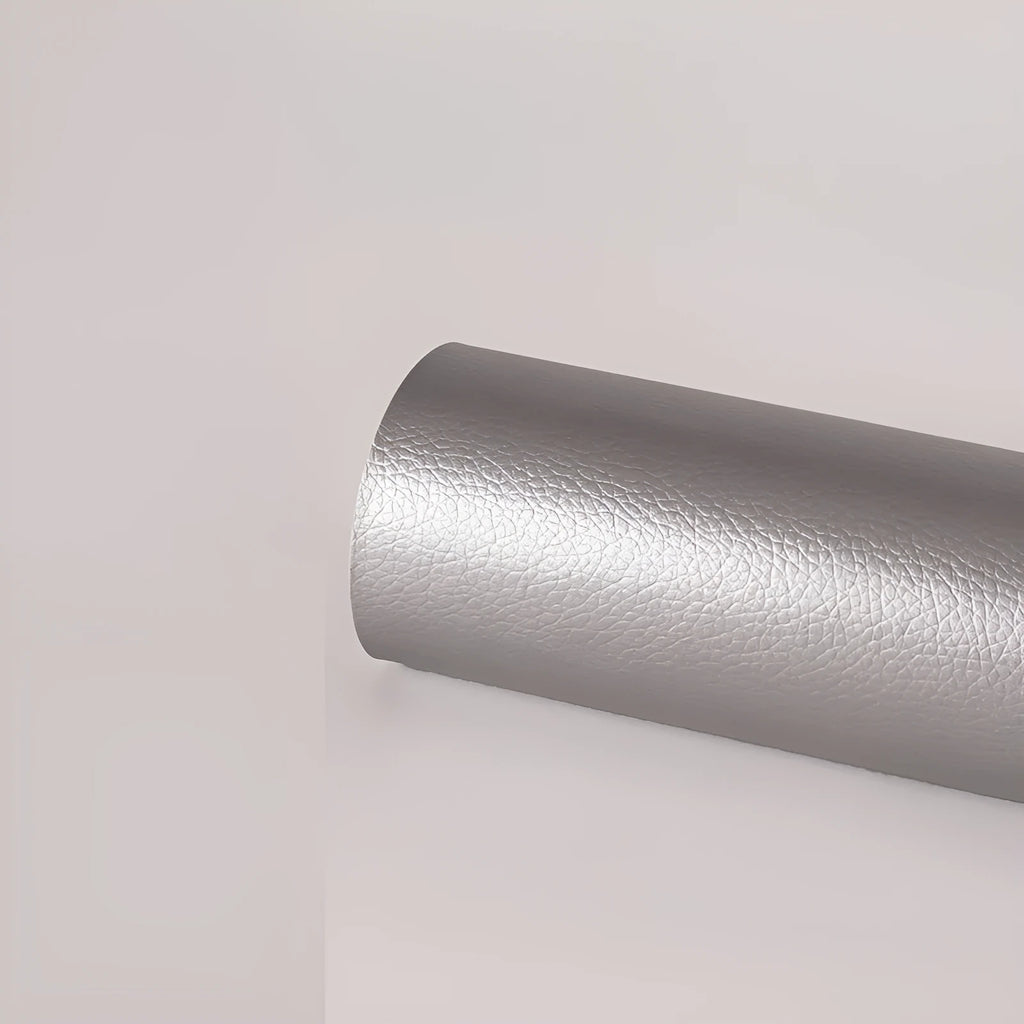 Self adhesive PU leather sheet for sofa and car repair, 120cm wide, 1mm thick, available in multiple colours and sizes