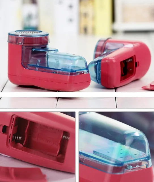 Portable electric clothing lint remover for sweaters with compact handheld design