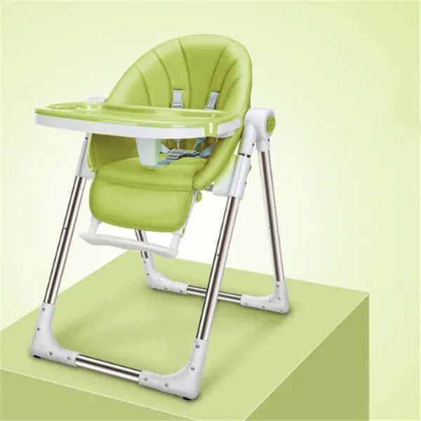 Baby high chair for toddlers 24 months and older in blue colour with stable anti-fall design