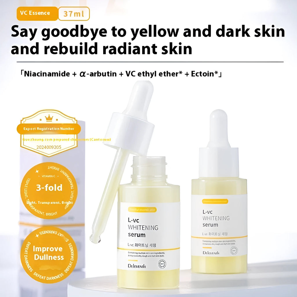 37ml VC Essence bottle for hydrating facial treatment and skin discolouration improvement
