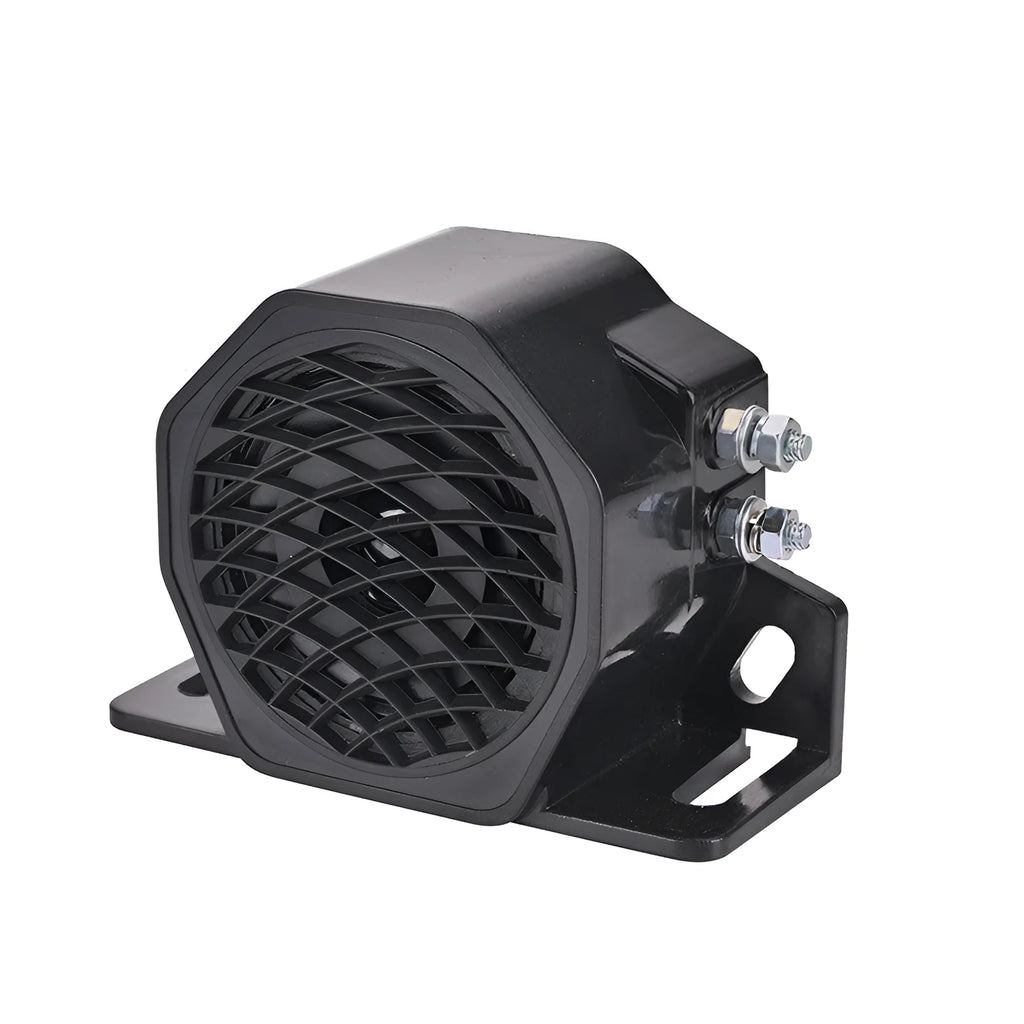 Black GQ-208A universal 12-80V electronic reversing horn for vehicle safety