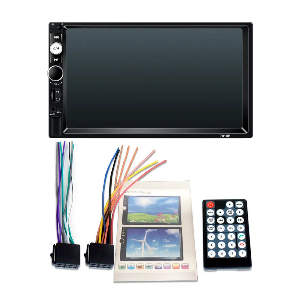HD 7-inch Bluetooth car player with LCD screen for vehicle installation
