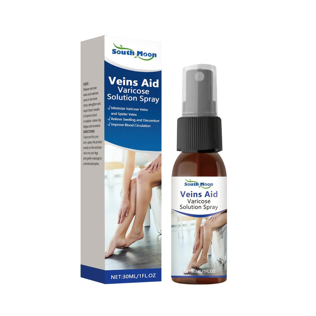 30ml leg care massage spray bottle with menthol, ginger and horse chestnut extract