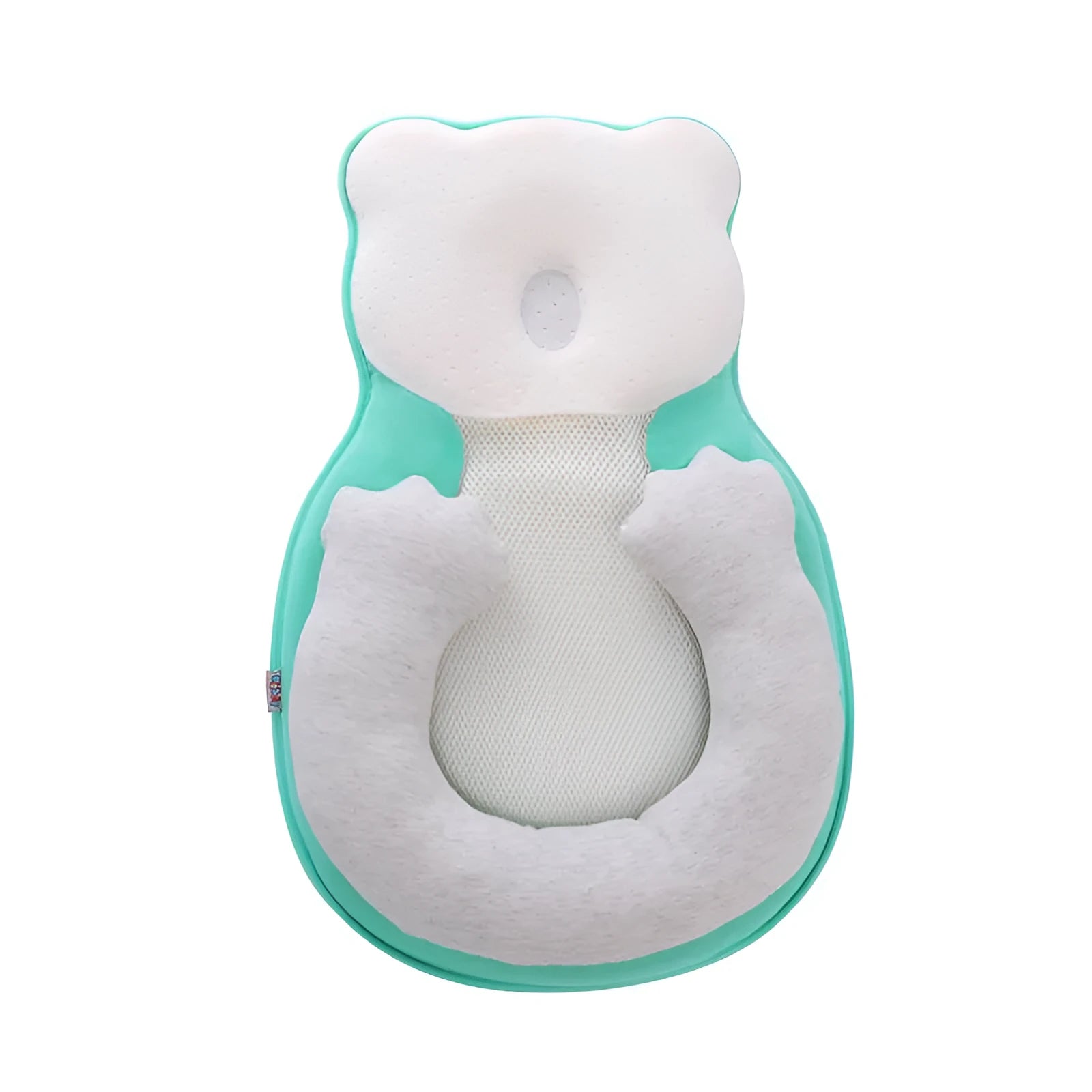 Portable folding baby travel bed with soft cotton sleep cushion in multiple colour options