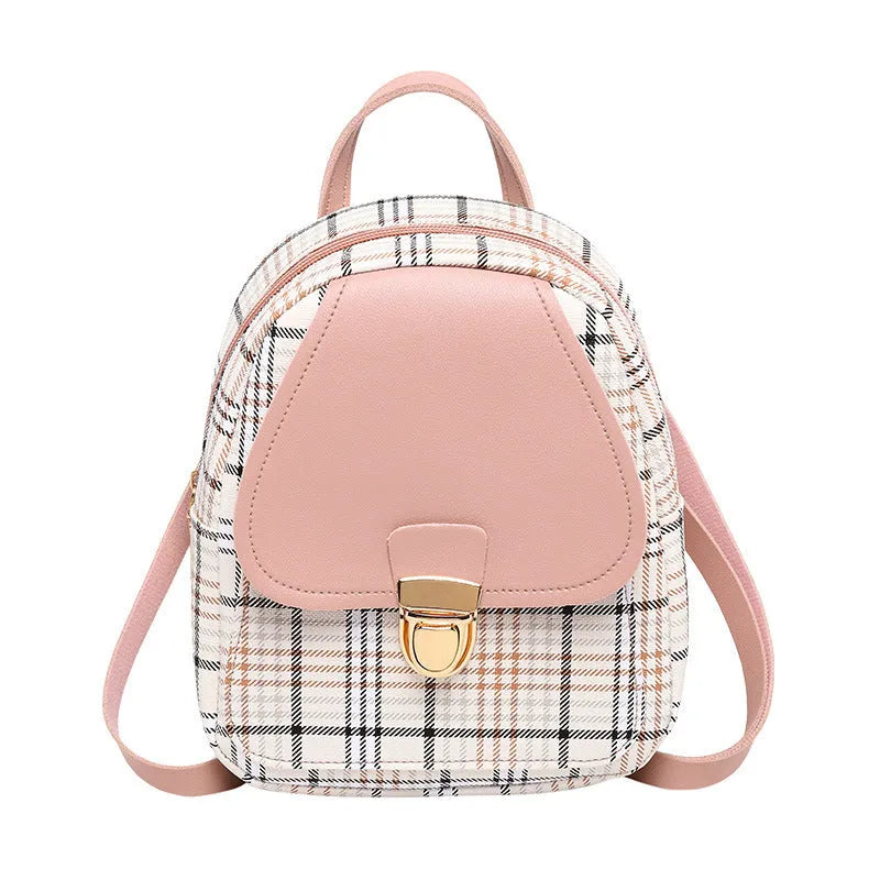 A diagonal one shoulder phone bag in PU fabric, shown in a choice of five colours.