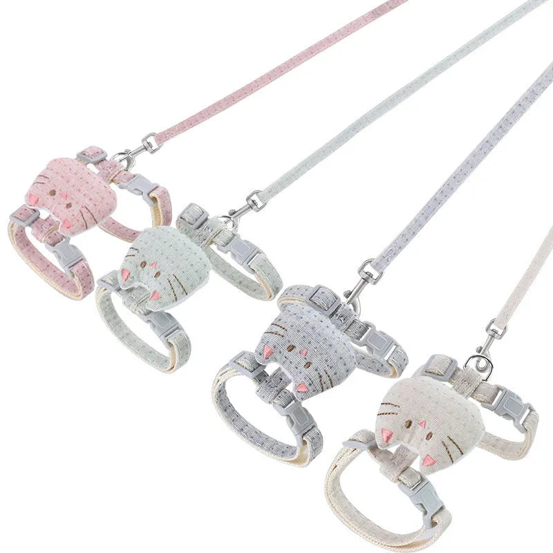 T-shaped cloth cat pulling rope toy in beige colour for interactive play sessions