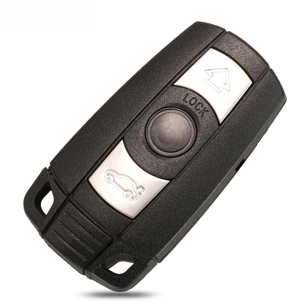 BMW CAS3 semi-intelligent remote car key fob replacement with three blank keys.