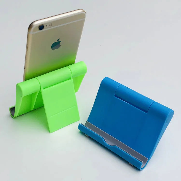 S059 universal folding mobile phone tablet holder in black compact size 10cm by 8cm by 2cm