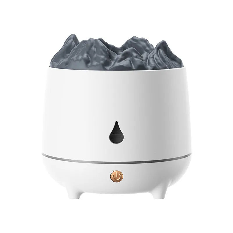 Volcano design humidifier with USB cable for room aromatherapy