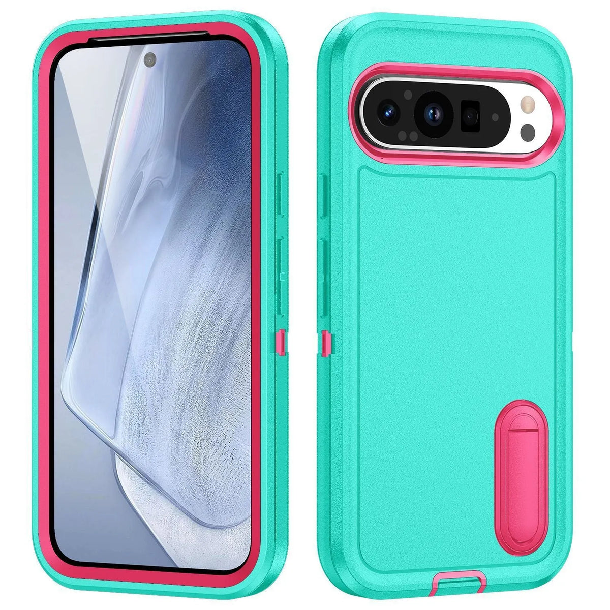 Wei Sanfang phone case with bracket for Google Pixel 9 and Pixel 9 Pro, PC TPU, multiple colours