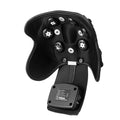 Portable infrared knee and shoulder massager with adjustable temperature control and therapeutic pads