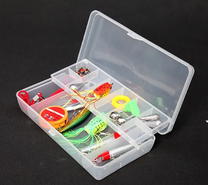 Fishing Accessories Smart Box double layer bait box for outdoor fishing tackle storage transparent colour option