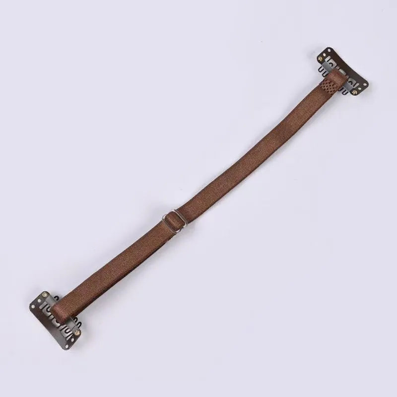 Nylon face lifting invisible clip headband in black single strap option