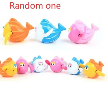 Small green plastic turtle bath toy for baby water play measuring 12cm