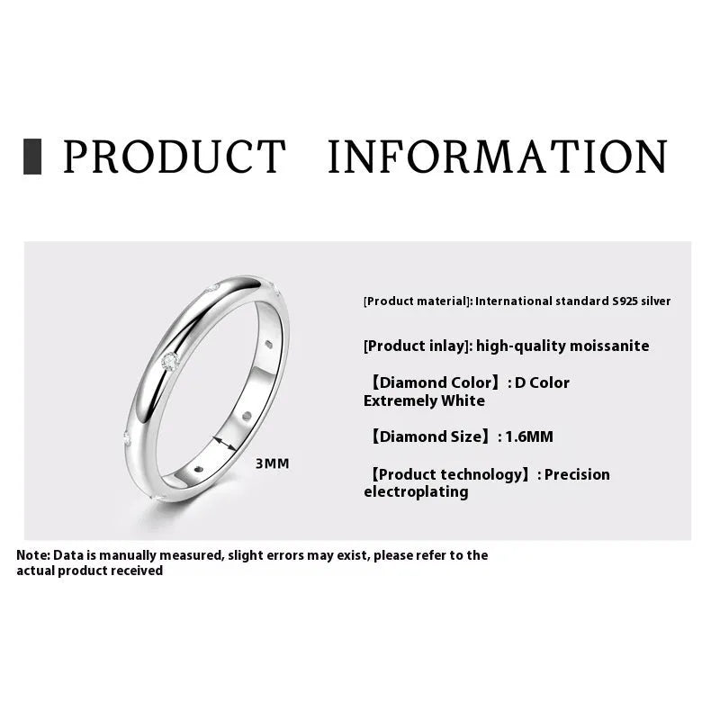 Simple geometric S925 sterling silver bracelet ring shown on a finger, with k gold and k platinum plated version options.
