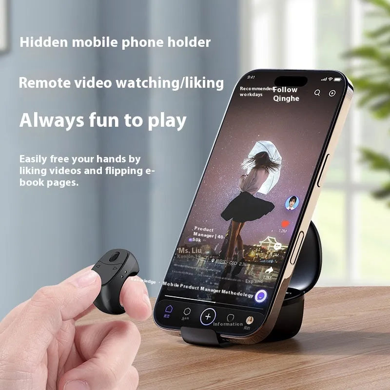 Roller slide up and down Bluetooth headset in black, white or pink ABS with charging bin and Type-C cable
