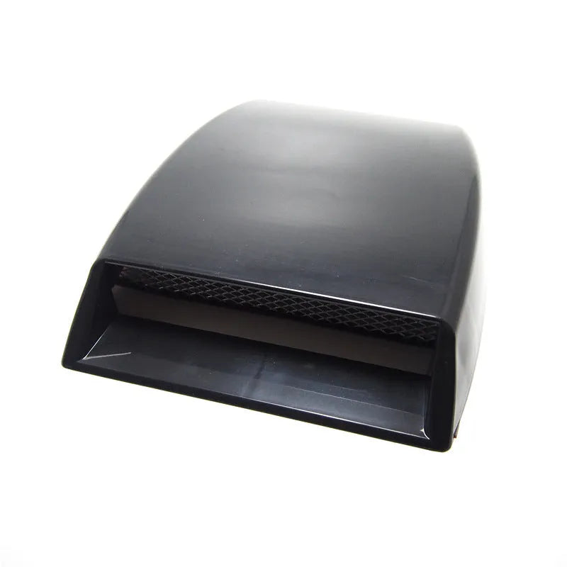 ABS plastic car decoration simulation vent in black, white or silver colours showing dimensions