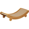 U-shaped sisal cat scratch lounge chair recliner in a pastoral style