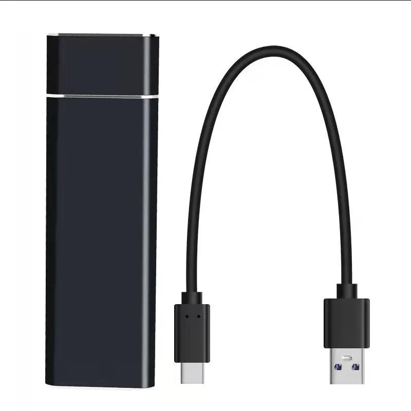 Ultra-thin metal mobile hard disk in black, blue, orange, red, or silver with 6TB capacity