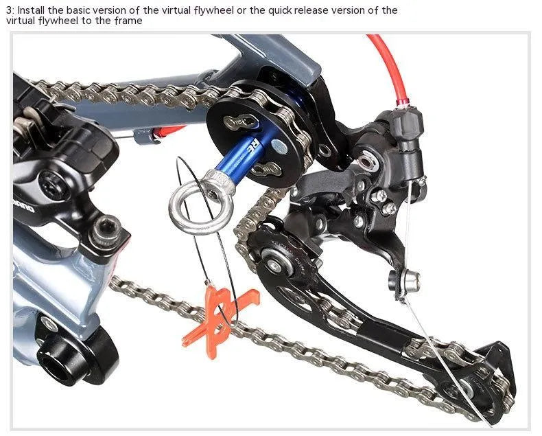 Aluminium alloy bicycle chain holder tool for workshop maintenance
