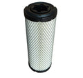Donaldson 1027 straight head air filter with wood pulp filter paper construction showing dimensional specifications