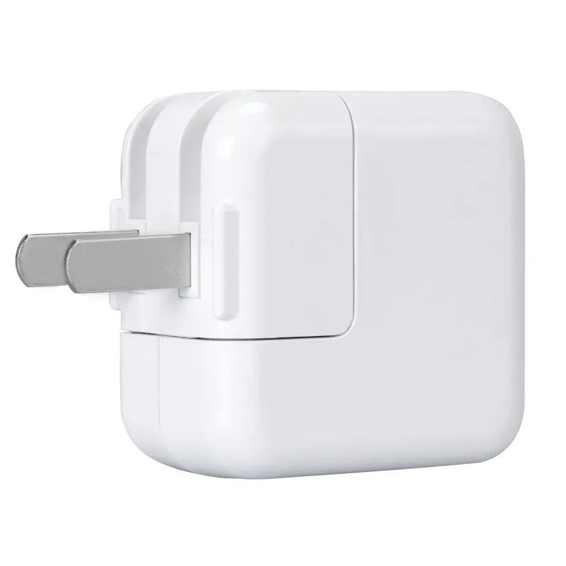 Compatible iPad charger with USB port showing 10W or 12W output options