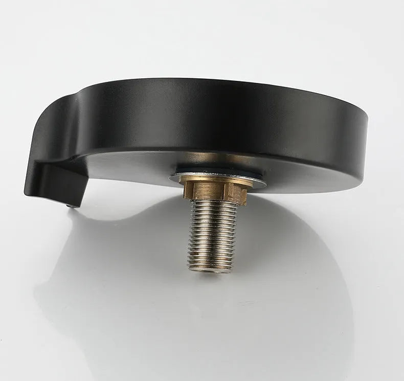 Stainless steel single cup washer for kitchen sink press faucet with 30mm seat.