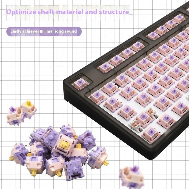 MMD Princess Axis linear mechanical keyboard shaft body component with extended spring