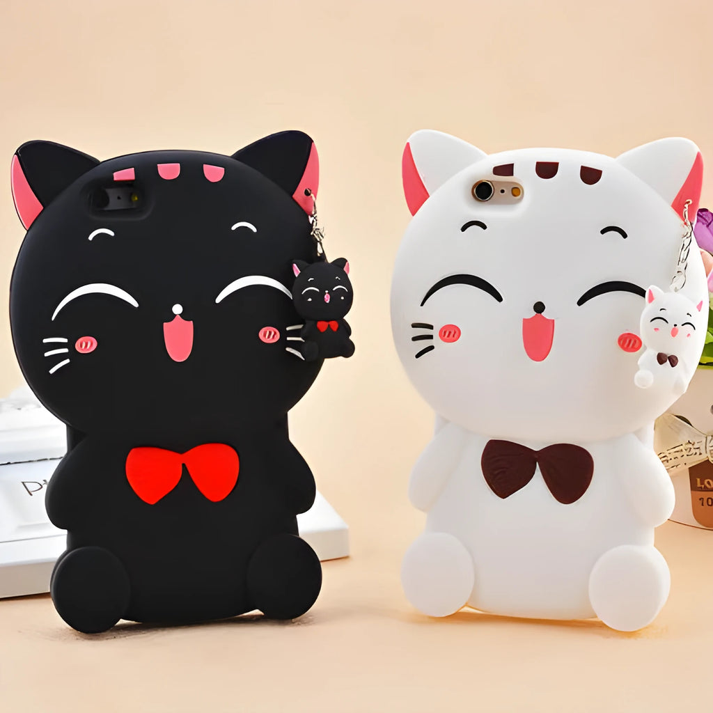 Soft silicone phone case showing edge protection design for Samsung and iPhone smartphones