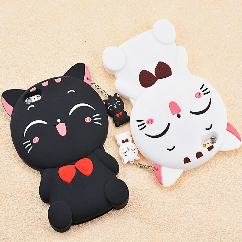 Soft silicone phone case showing edge protection design for Samsung and iPhone smartphones
