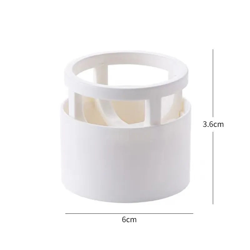 Pink plastic beauty egg stand with dustproof cover for bedroom cosmetics storage