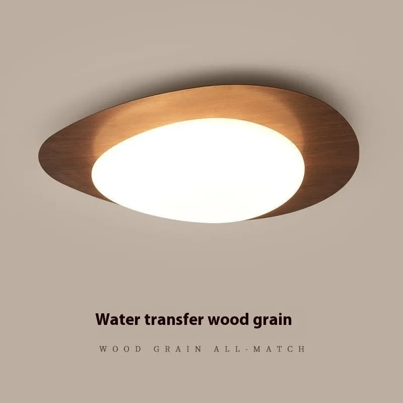 Chinese style master bedroom ceiling lamp with iron body and acrylic shade in multiple size options