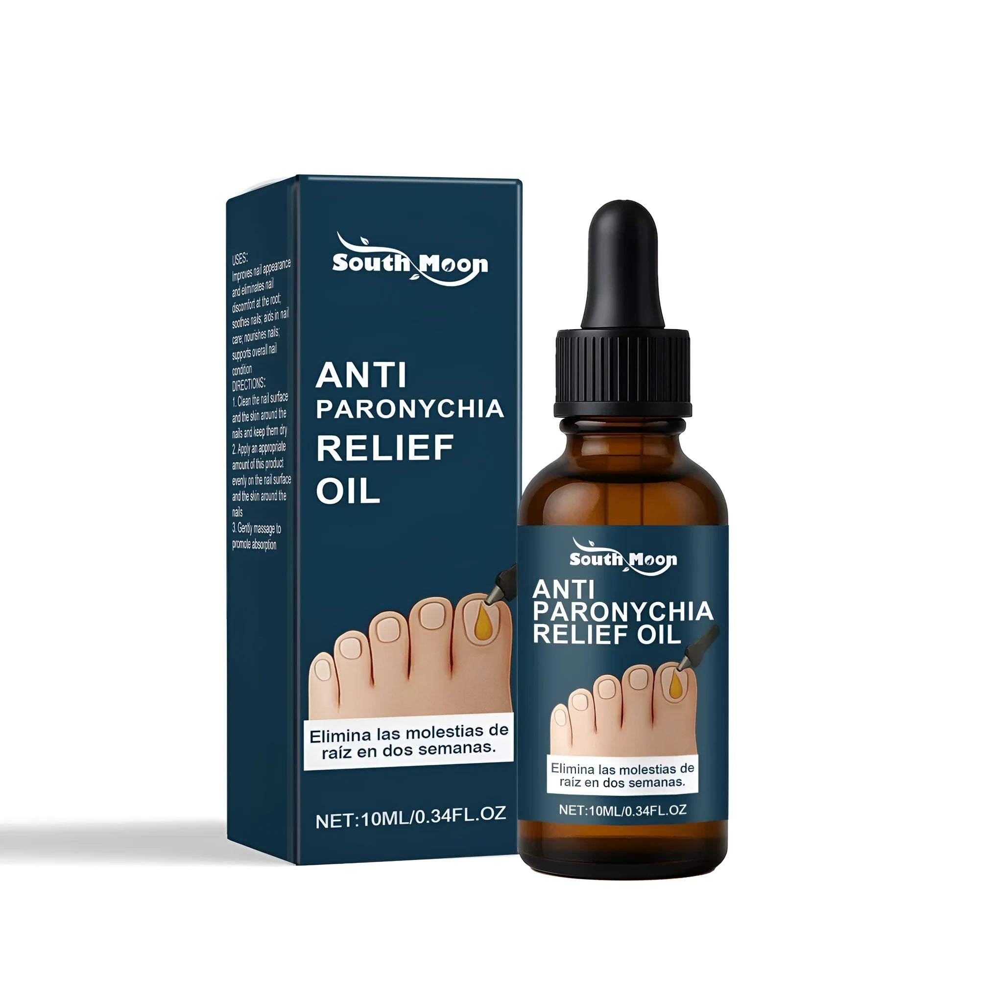 10ml bottle of fungal nail repair solution with tea tree oil and Centella asiatica extract