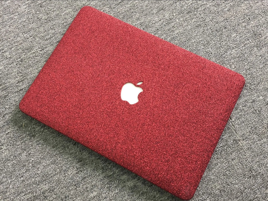 MacBook flash powder protective case in PC material with style option showing colour choice