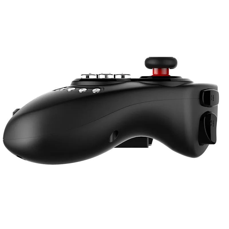Wireless telescopic gamepad controller extended to hold mobile phone with ABS plastic construction
